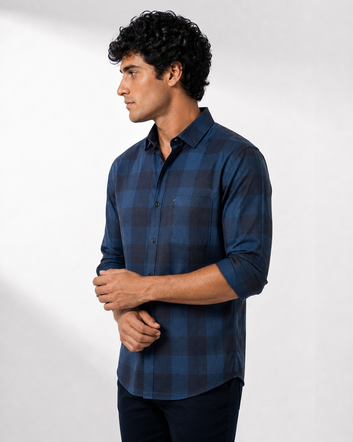Bold Grid Check Shirt