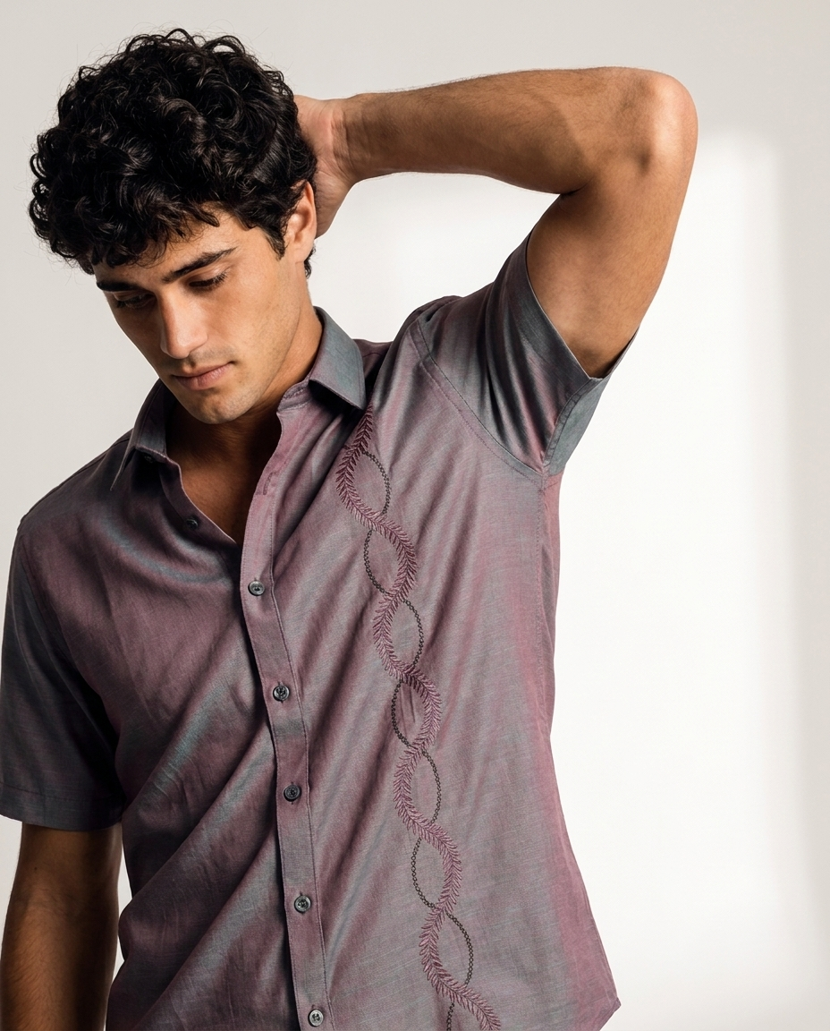 Loop Embroidery Shirt