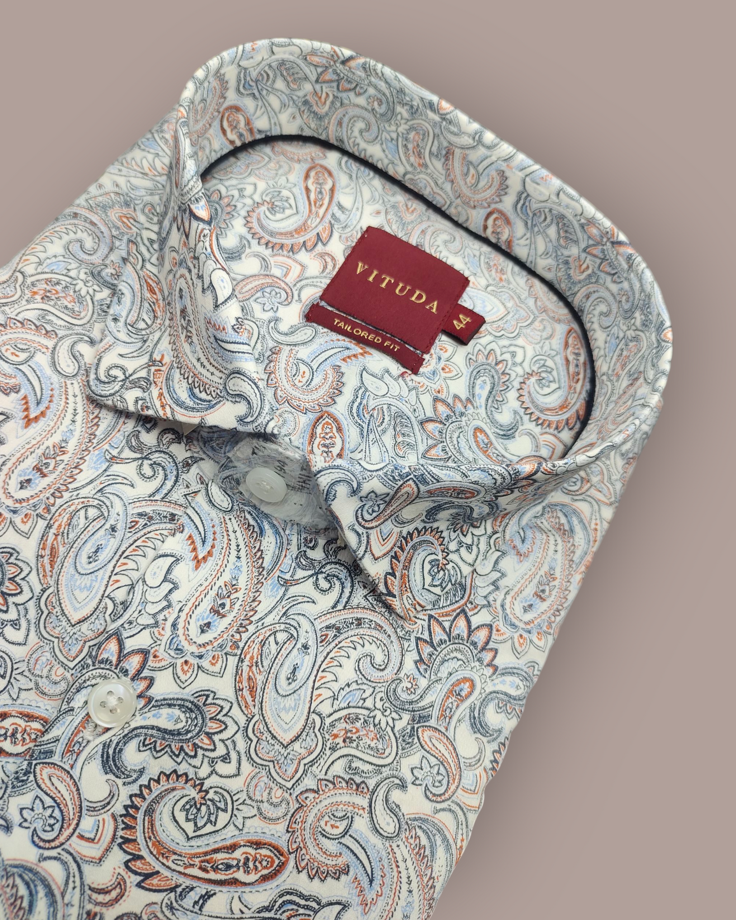 Men’s Multicolor Paisley Print Full Sleeve Shirt