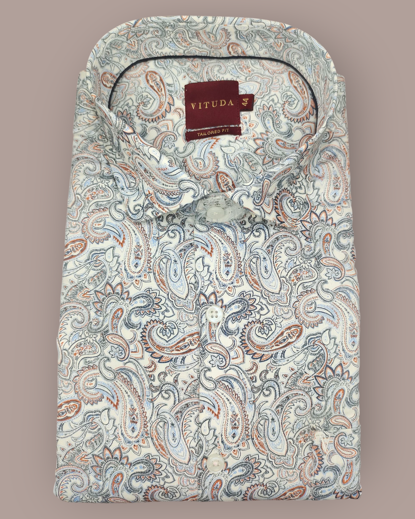 Men’s Multicolor Paisley Print Full Sleeve Shirt