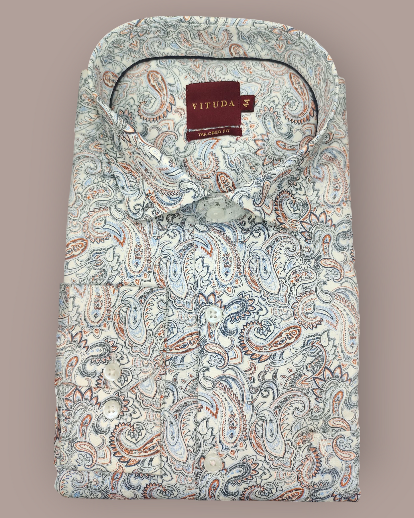 Men’s Multicolor Paisley Print Full Sleeve Shirt
