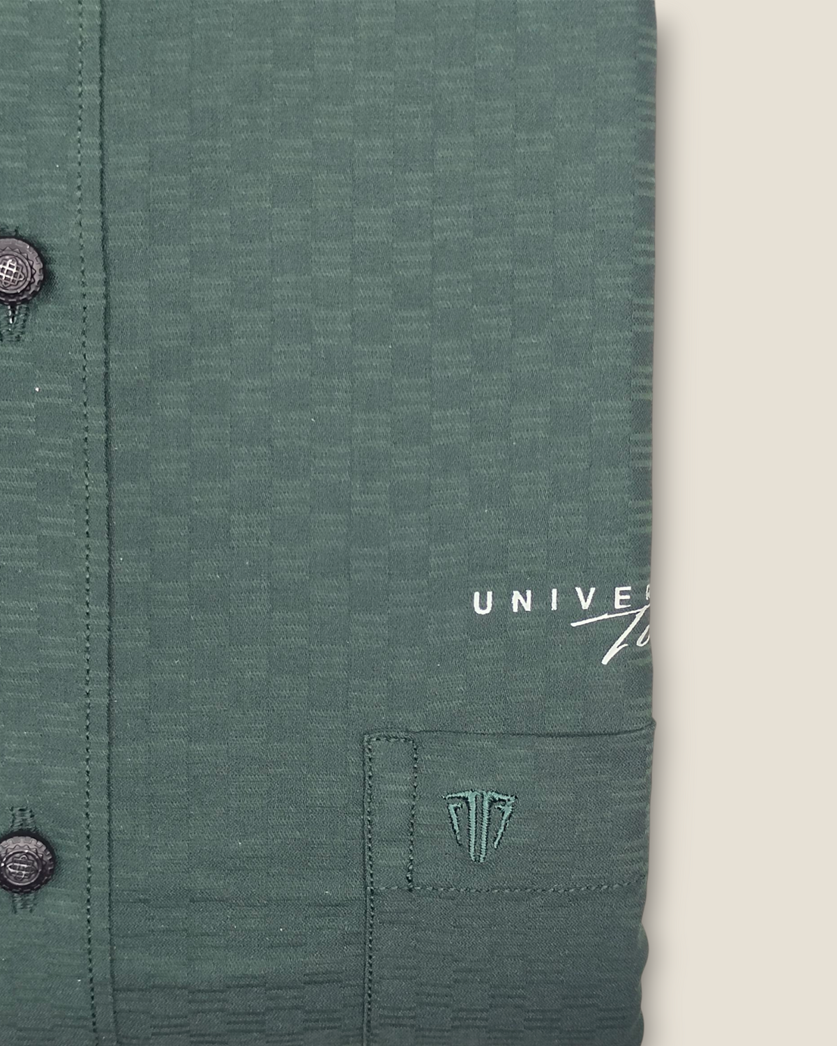 Men's Full Sleeves Smart Casual Shirt – Dark Green | Premium Cotton Blend | Classic Fit