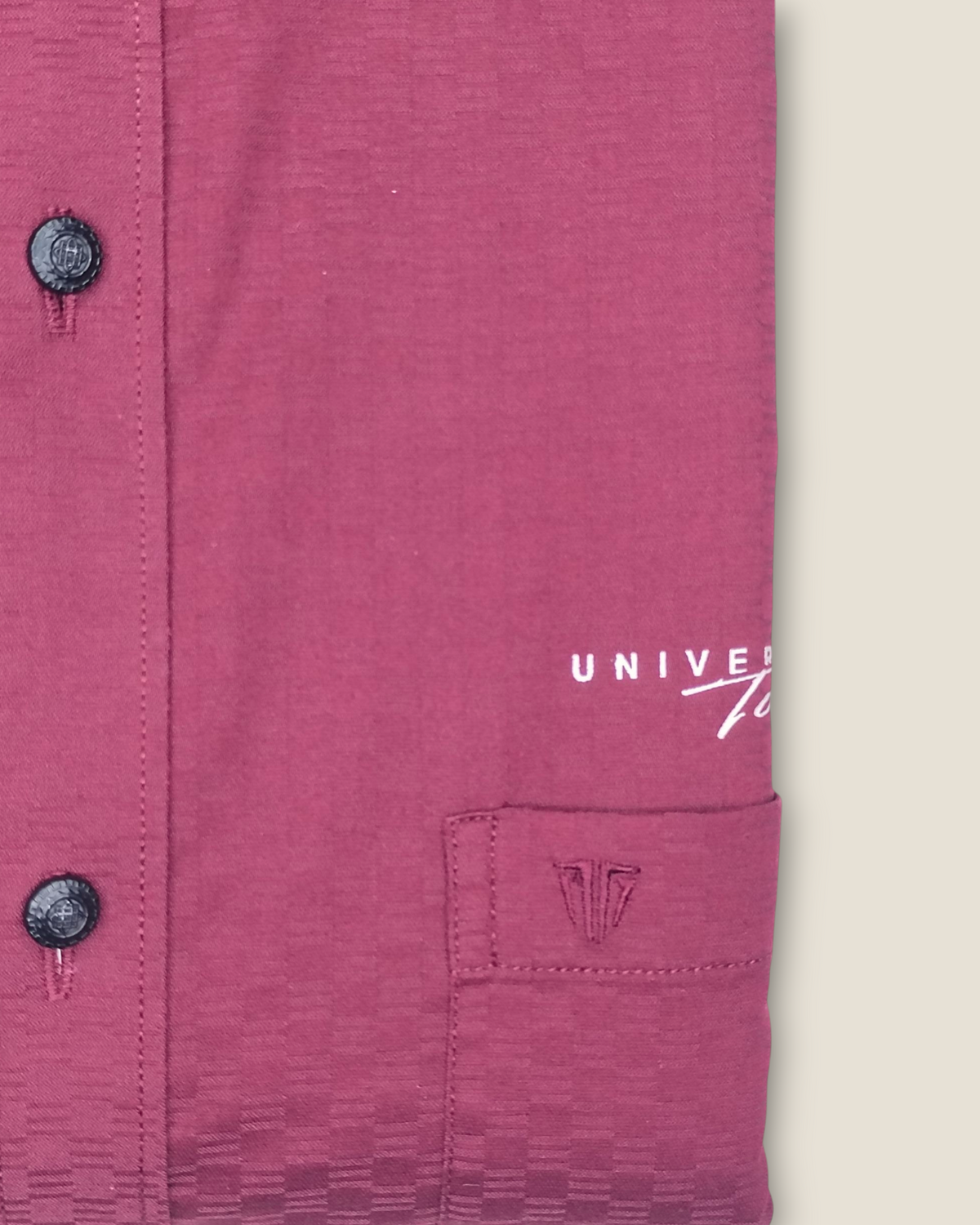 Men's Full Sleeves Smart Casual Shirt – Wine Colour | Premium Cotton Blend | Classic Fit