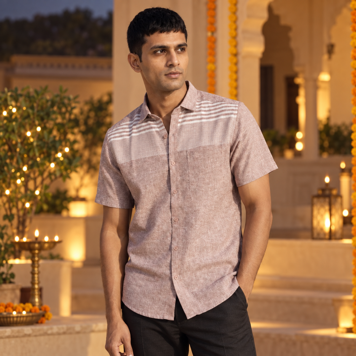 Botanical Weave Shirt