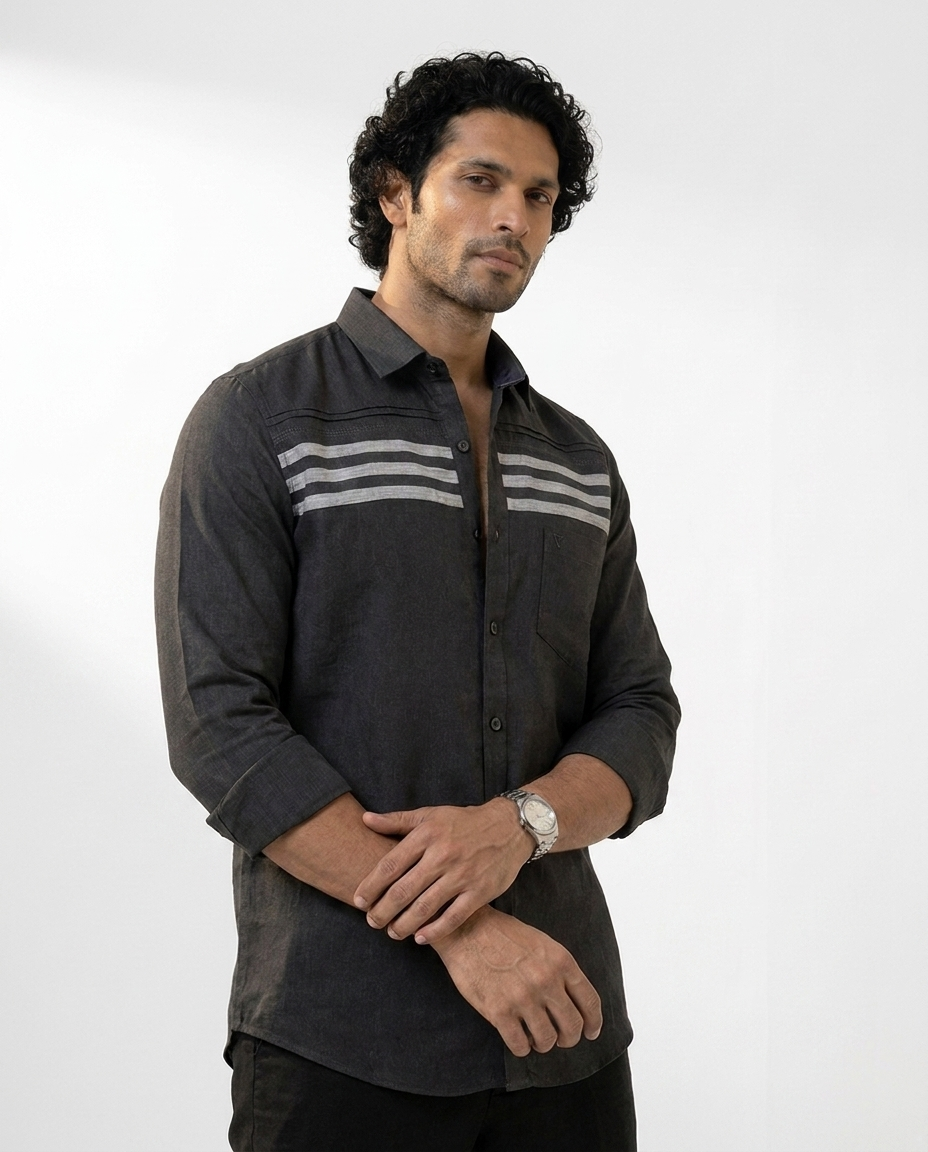 Signature Stripe Linen Shirt