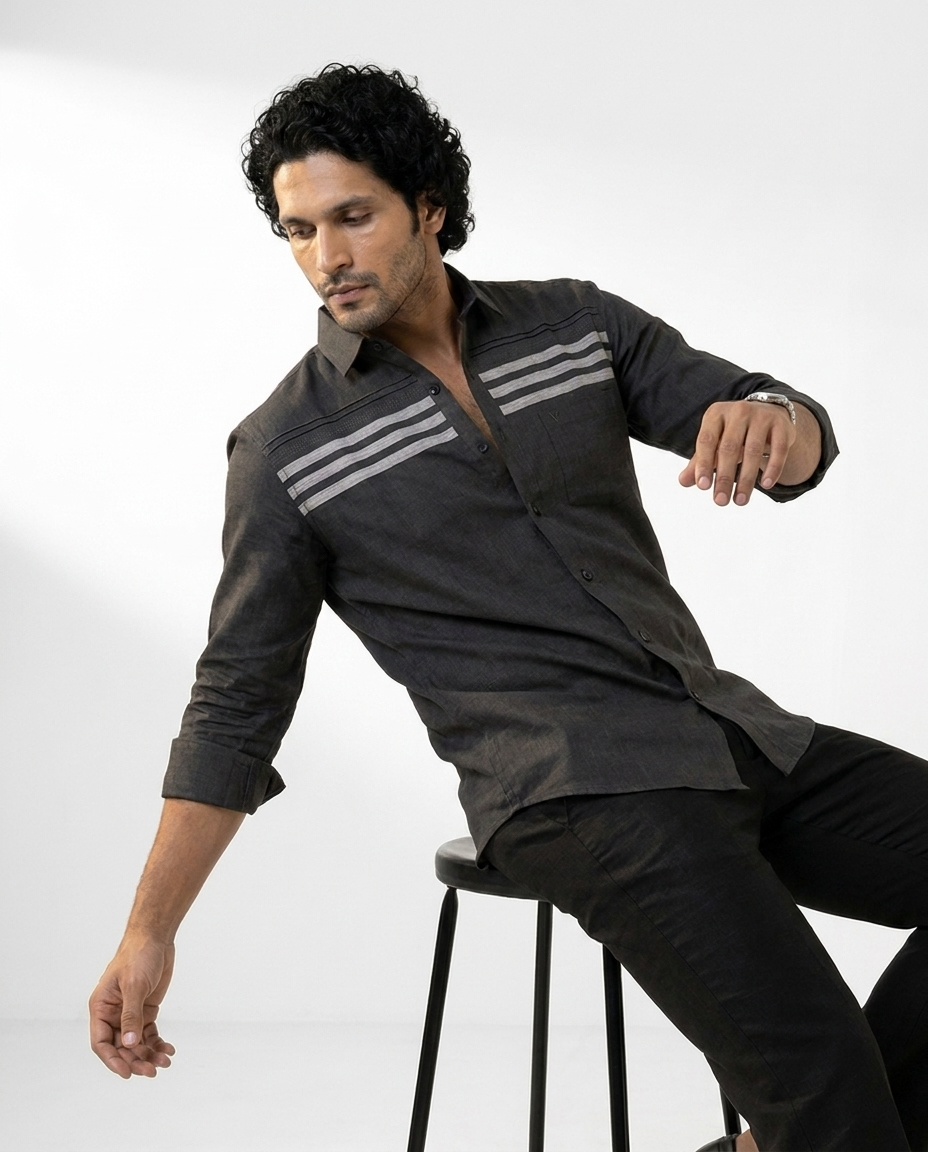Signature Stripe Linen Shirt