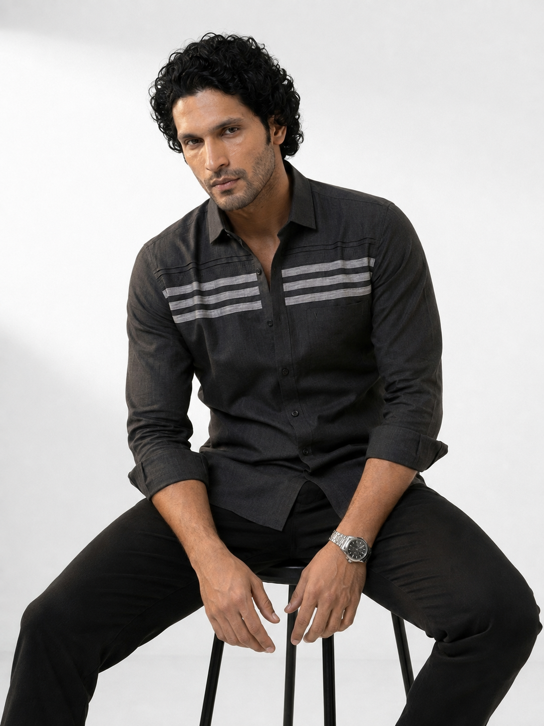 Signature Stripe Linen Shirt