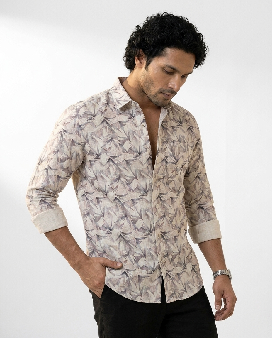 Botanical Leaf Shirt