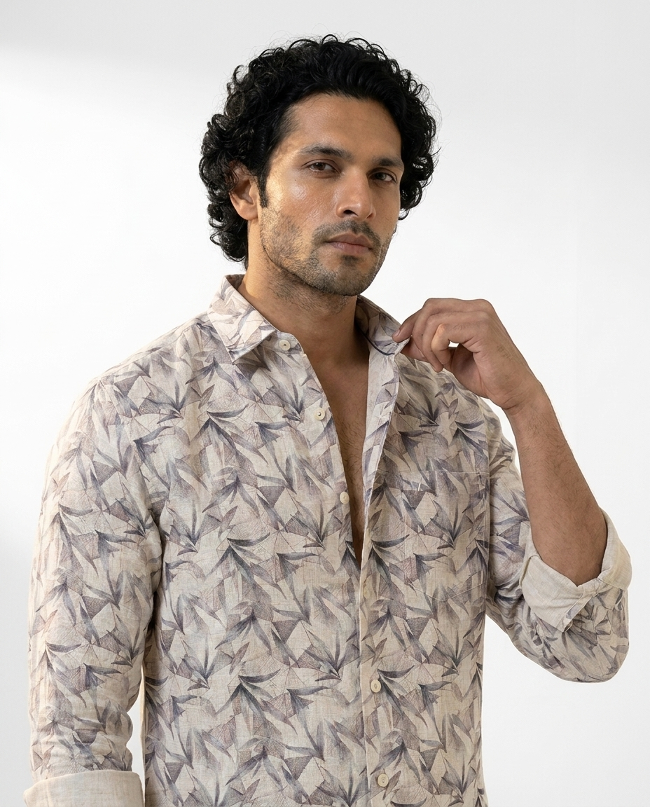 Botanical Leaf Shirt