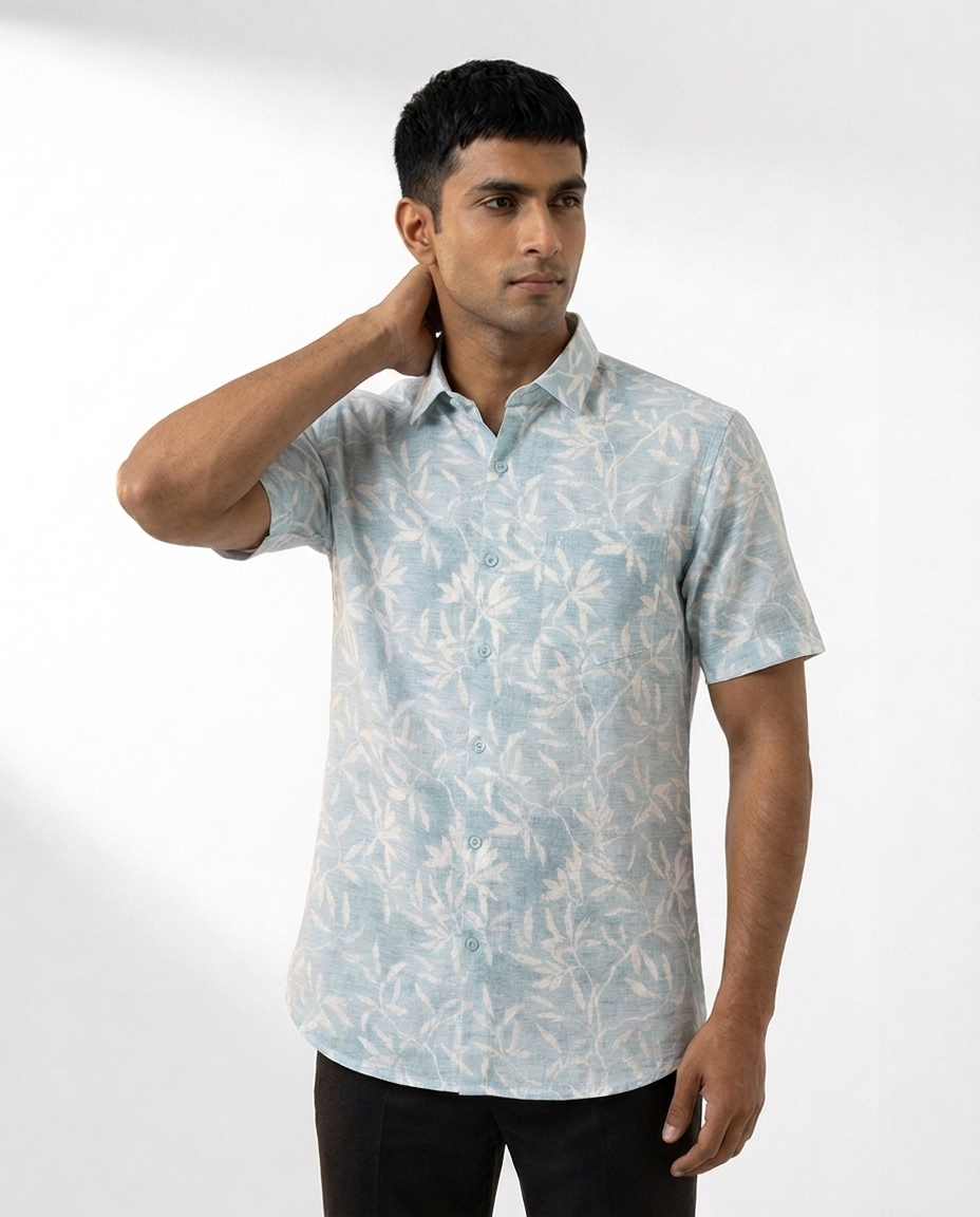 Leaf Vine Print Shirt