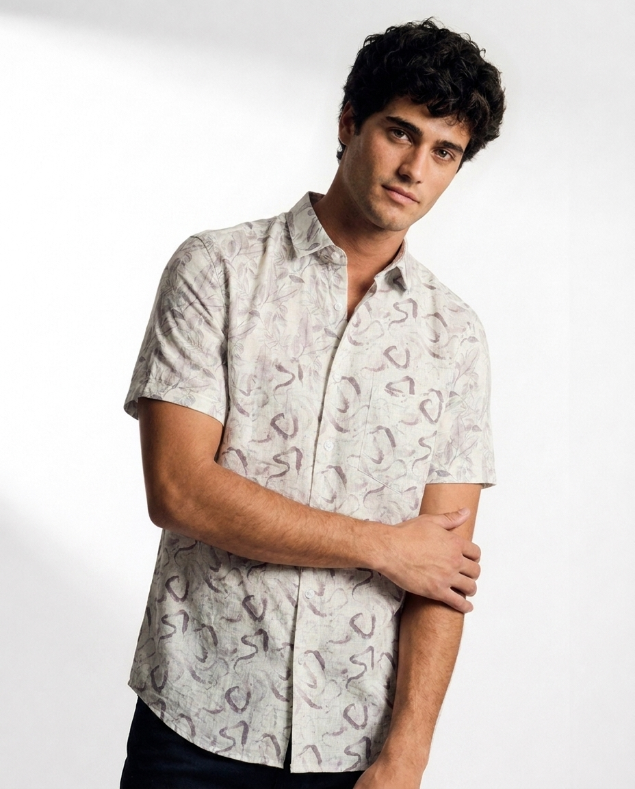 Freeform Brushstroke Shirt