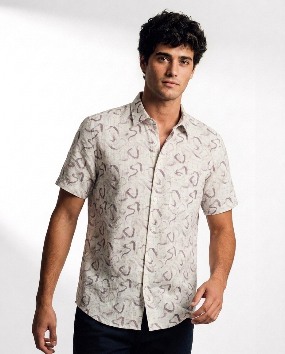 Freeform Brushstroke Shirt