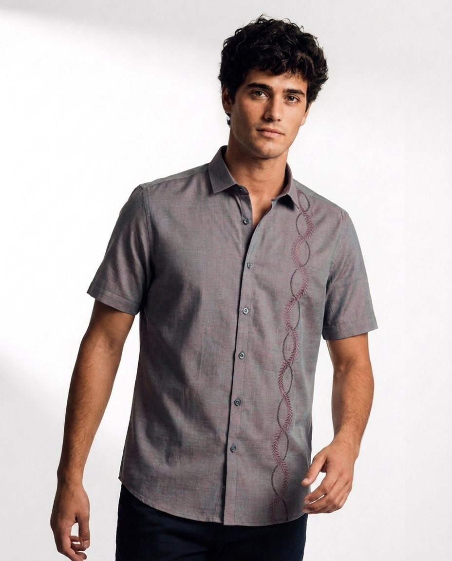 Loop Embroidery Shirt