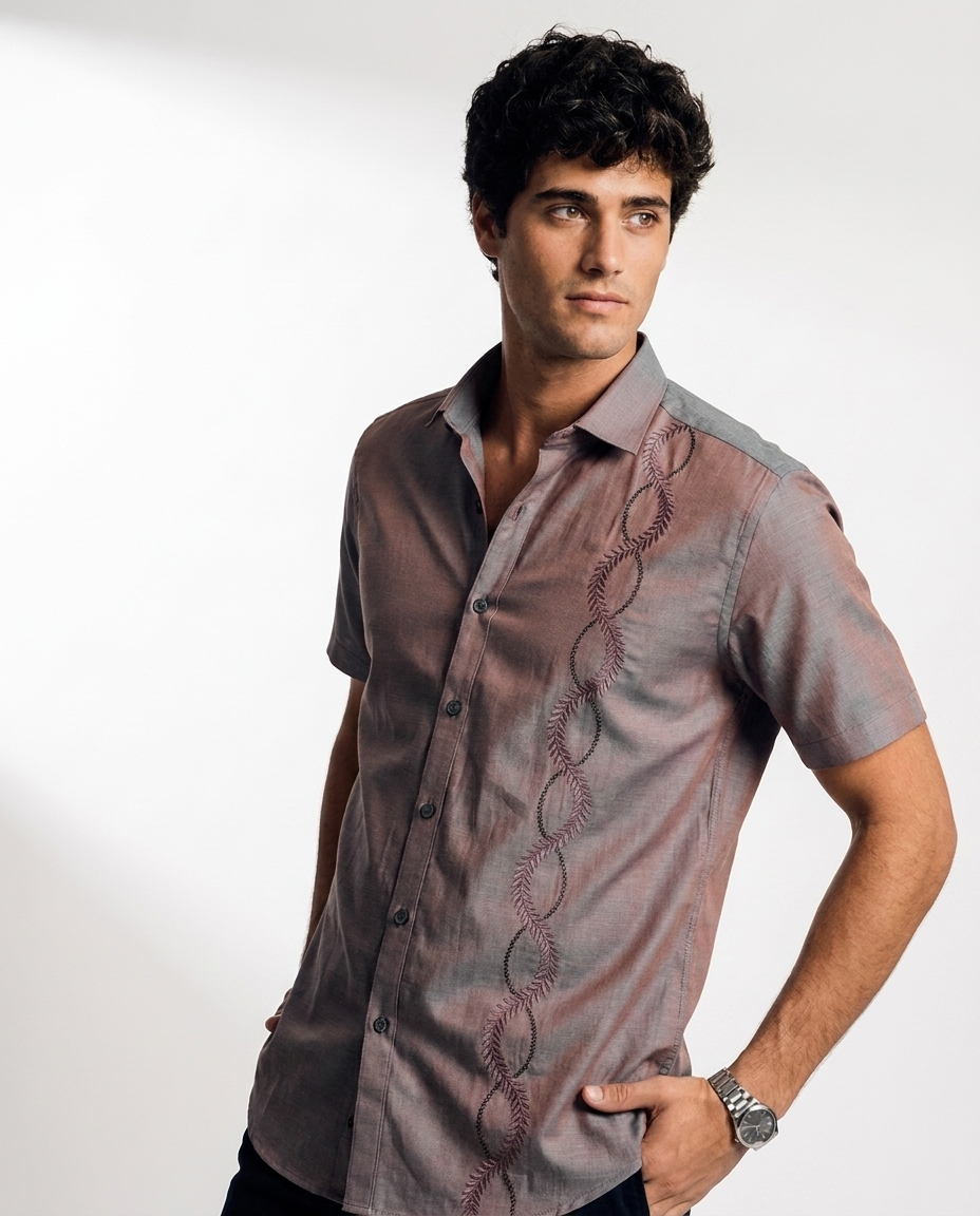 Loop Embroidery Shirt