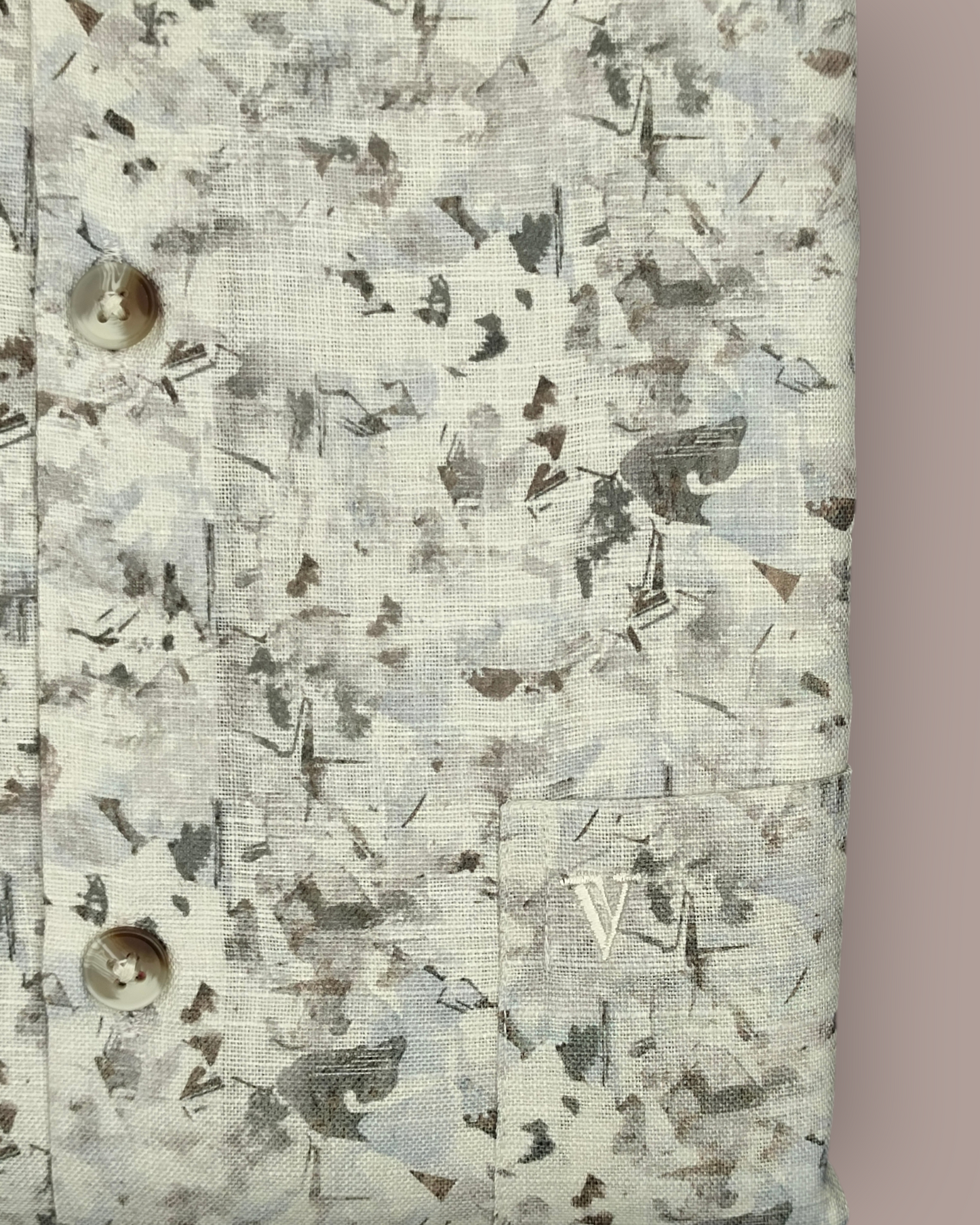 Men’s Half Sleeves Abstract Print Cotton Shirt – Casual & Semi-Formal Wear