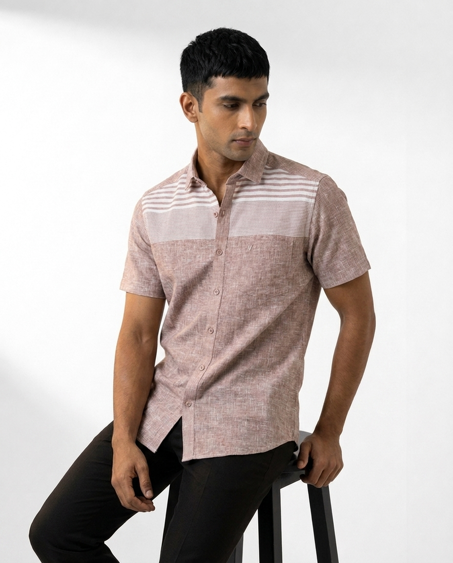 Layered Stripe Yoke Shirt