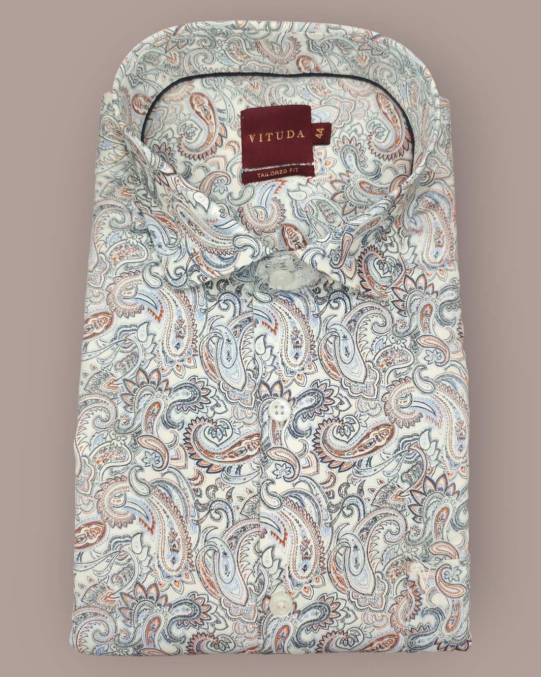 Men’s Multicolor Paisley Print Full Sleeve Shirt