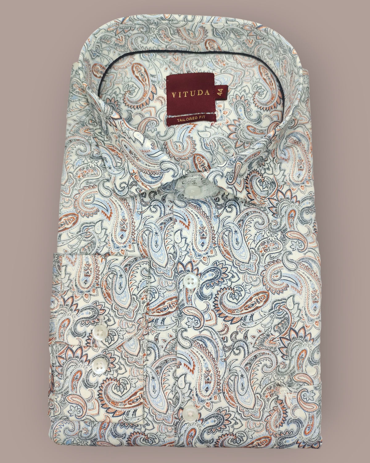 Men’s Multicolor Paisley Print Full Sleeve Shirt
