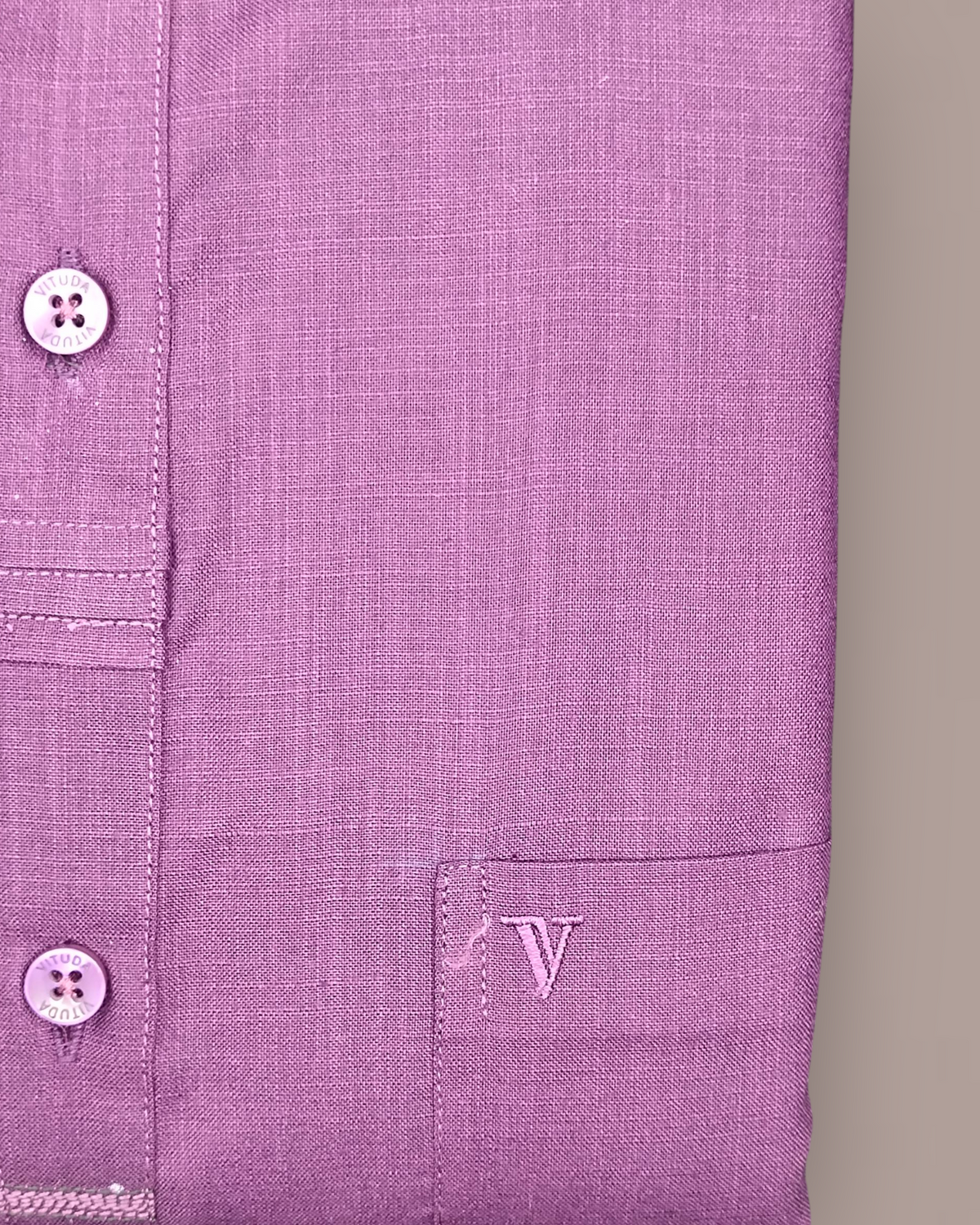 Men’s Full Sleeves Lavender Cotton Party Wear Shirt
