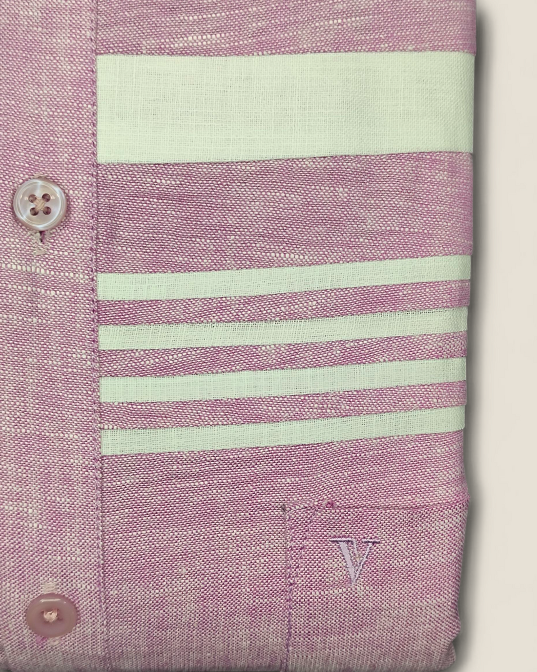 Men’s Lavender Striped Full Sleeves Party Wear Shirt