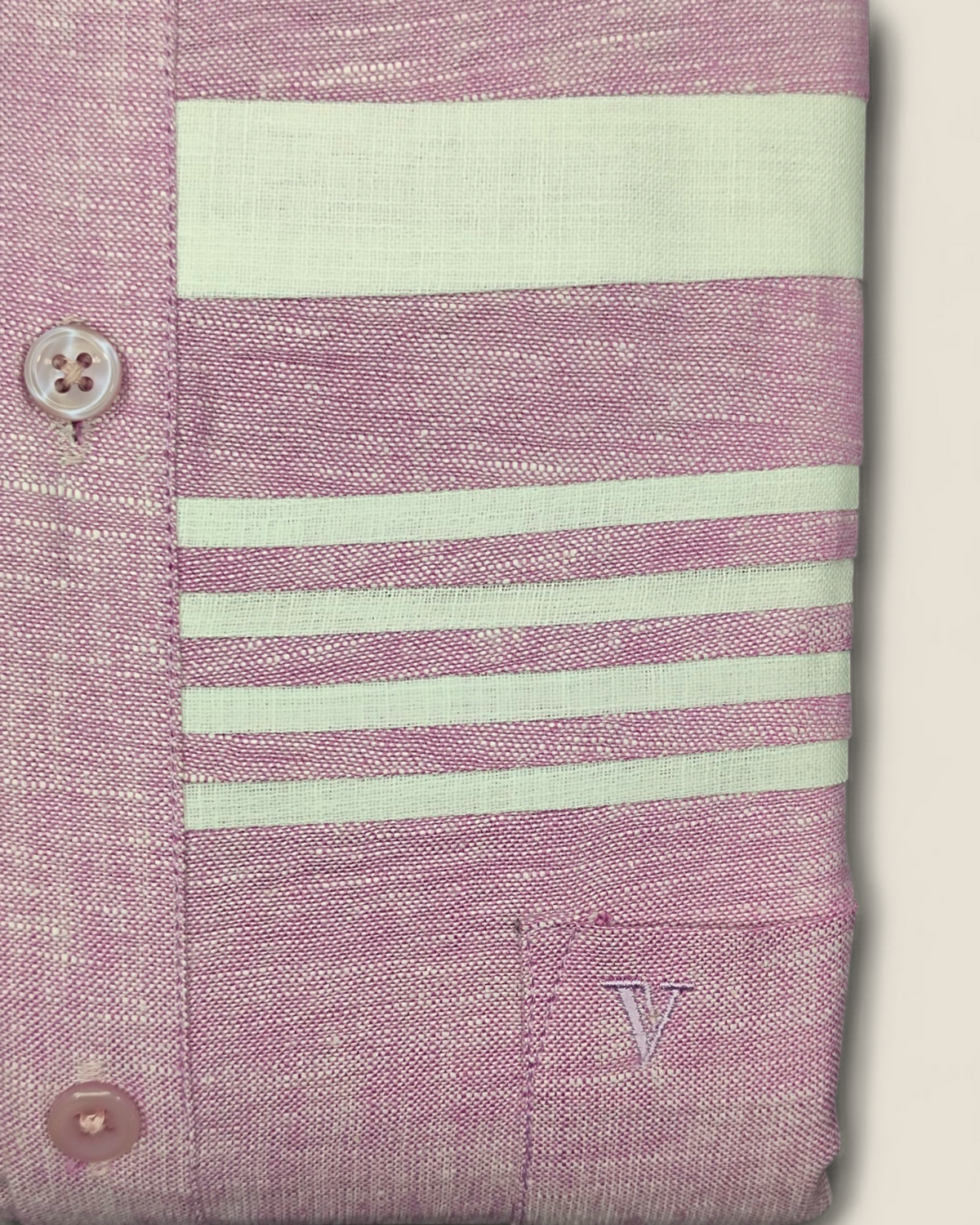 Men’s Lavender Striped Full Sleeves Party Wear Shirt