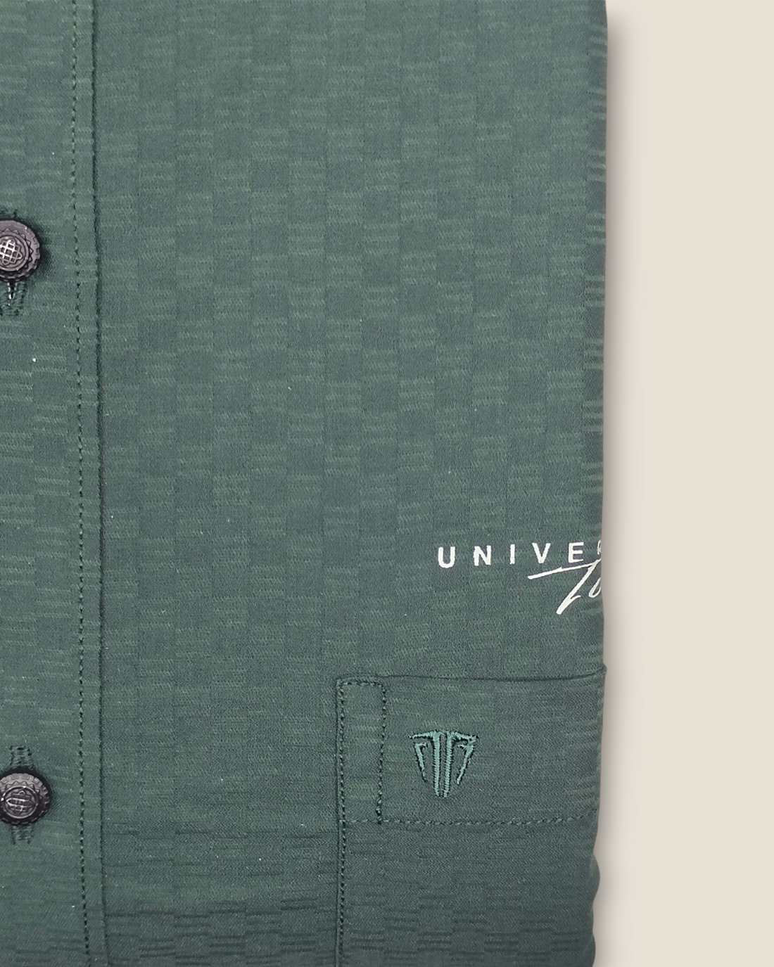 Men's Full Sleeves Smart Casual Shirt – Dark Green | Premium Cotton Blend | Classic Fit