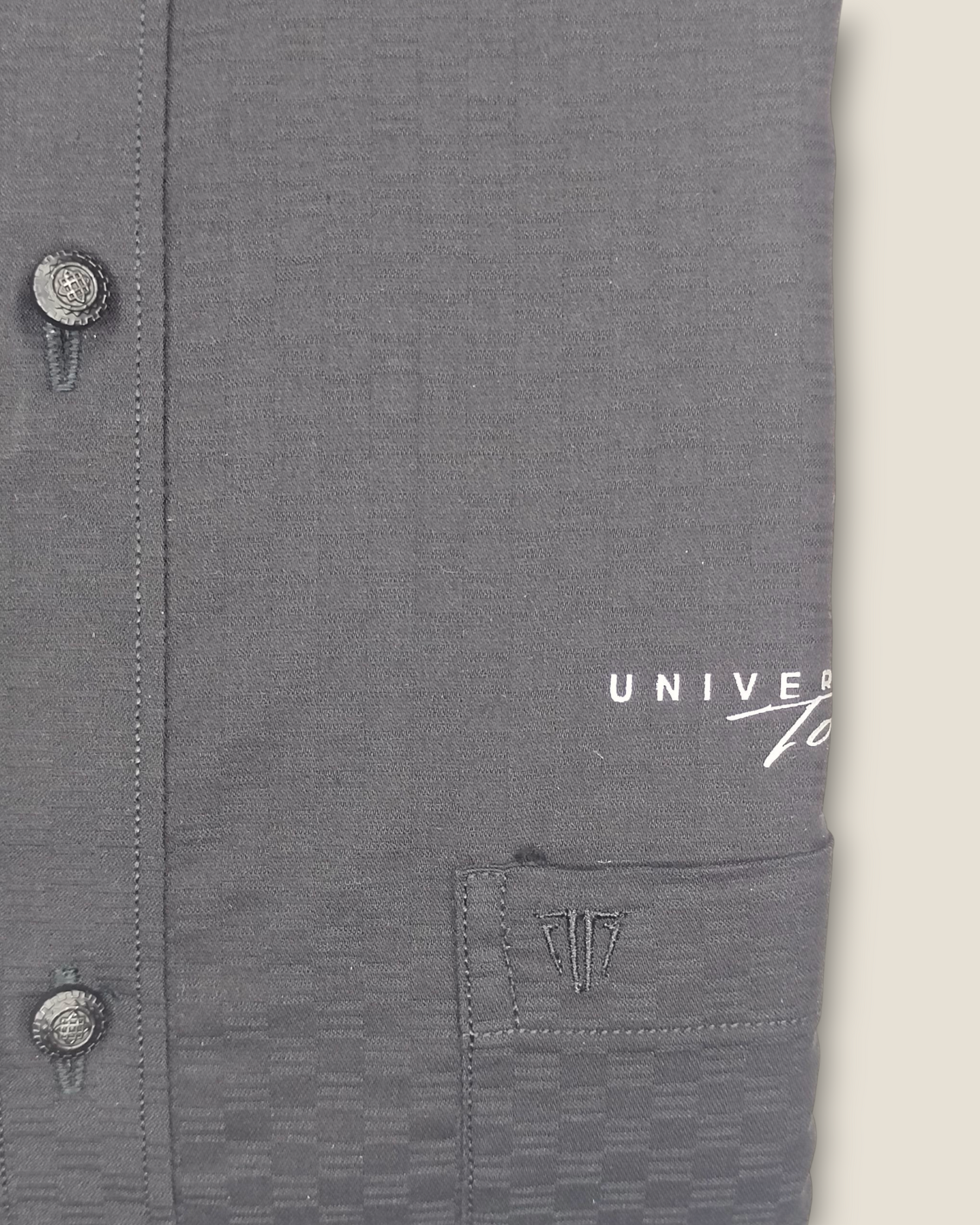 Men's Full Sleeves Smart Casual Shirt – Black | Premium Cotton Blend | Classic Fit