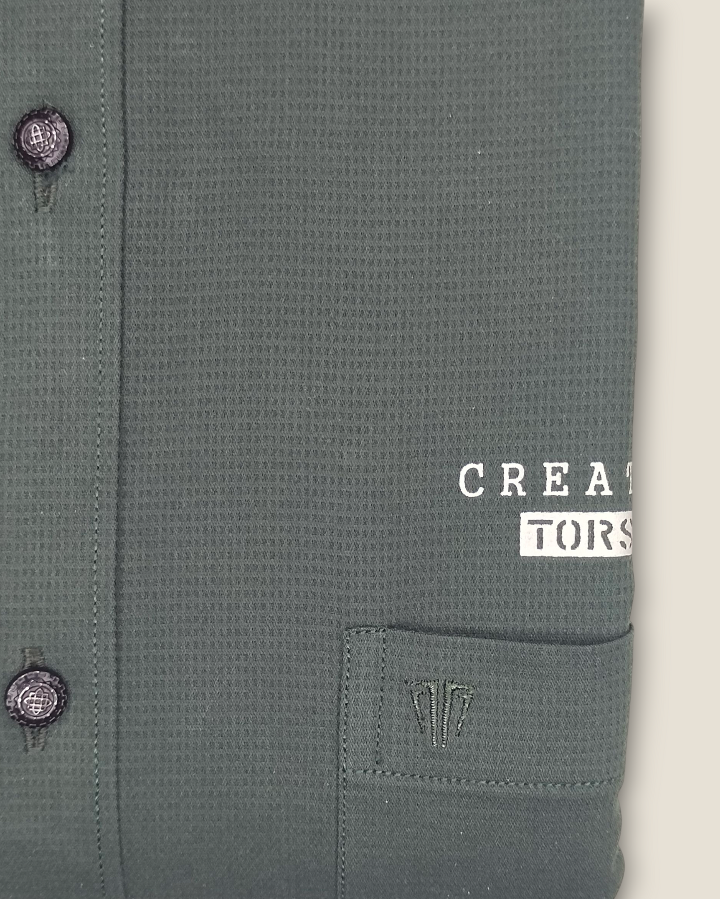 Men's Full Sleeves Smart Casual Shirt – M Green | Premium Cotton Blend | Classic Fit