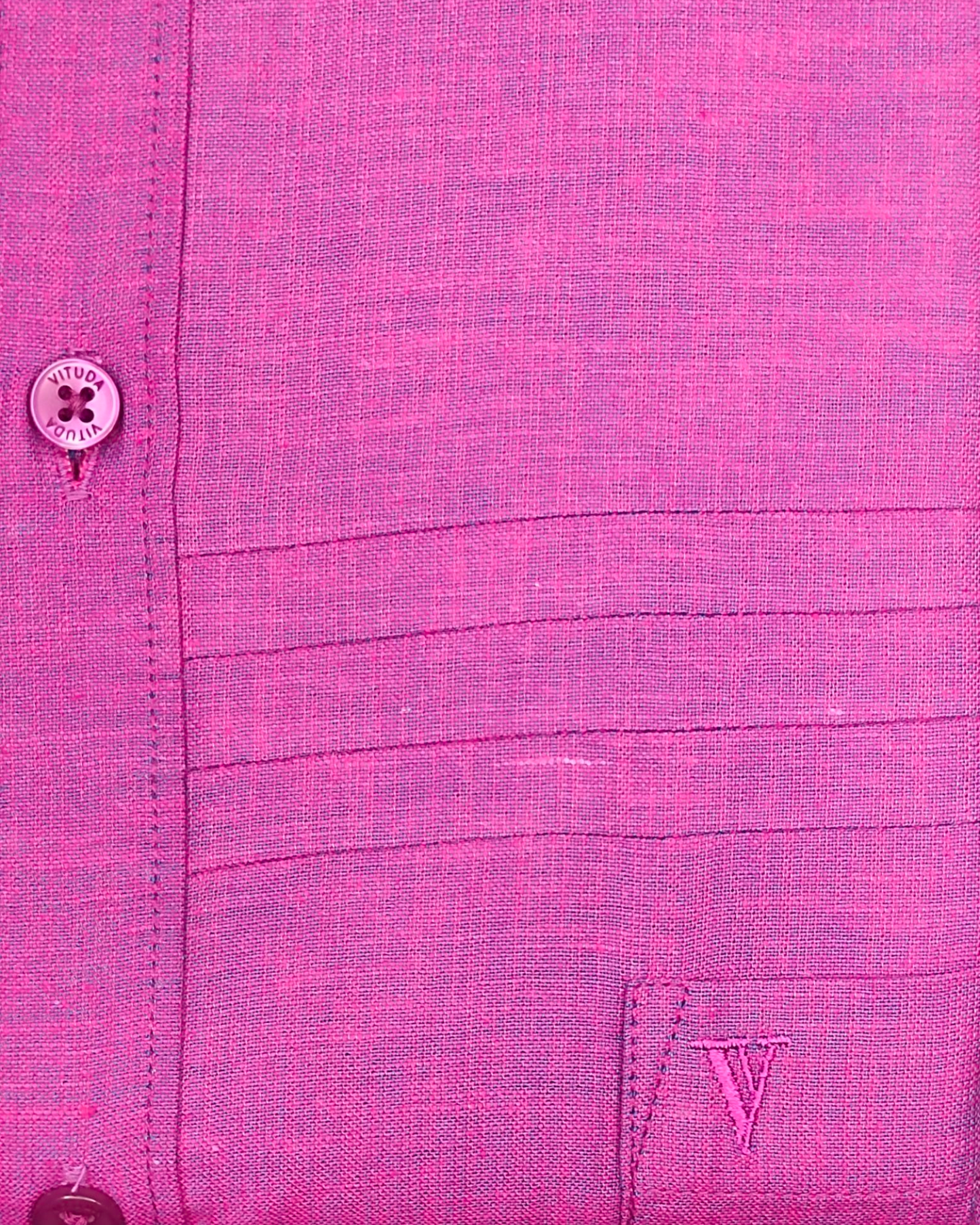 Men's Half Sleeves Magenta Party Wear Shirt – Bold & Stylish