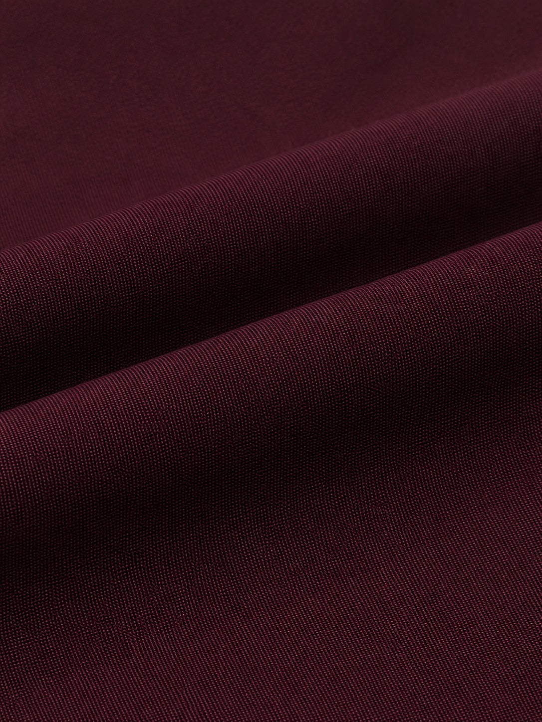 Torso Men’s Deep Plum Designer Full Sleeves Shirt with Graphic Patch Detail